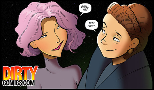 You gotta love teamwork.  I just updated page the member’s area with page 4 of Star Porn:  The Last 