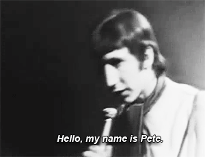 townhsend:  The Who introducing themselves in Sweden, 1966. 