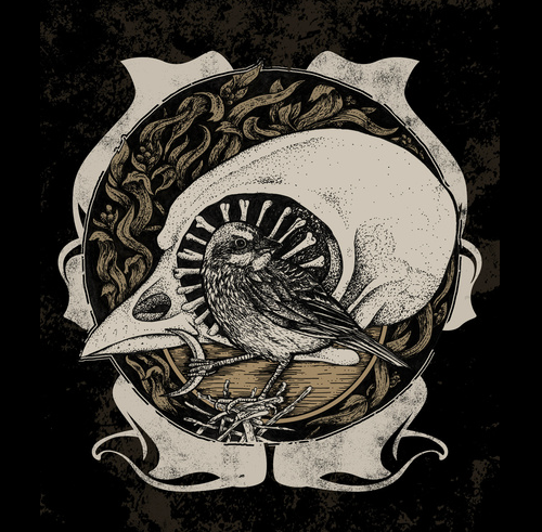 ex0skeletal:  (via Bird Of Depression II Art Print by Waldez | Society6) 
