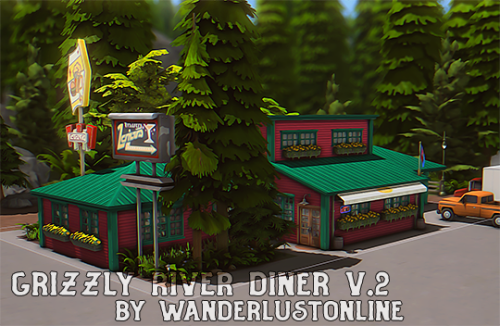 Grizzly River Diner ️ - Restaurant Hey everyone! I have recently started building CC-free builds and