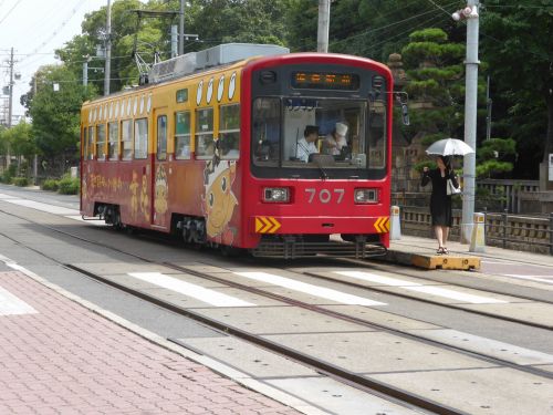 大阪府　阪堺電車 住吉鳥居前駅　Sumiyoshi-Torii-mae Station, Hankai Electric Railway, Osaka MAP     h