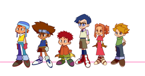 The Digidestined !!!!! Process Under The Cut :3