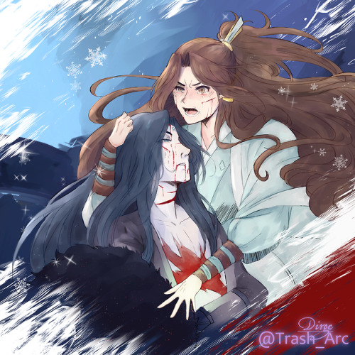 Moshang collab done!! Thank you for letting me collab w/ you, Dirge!! They are so wholesome and amaz