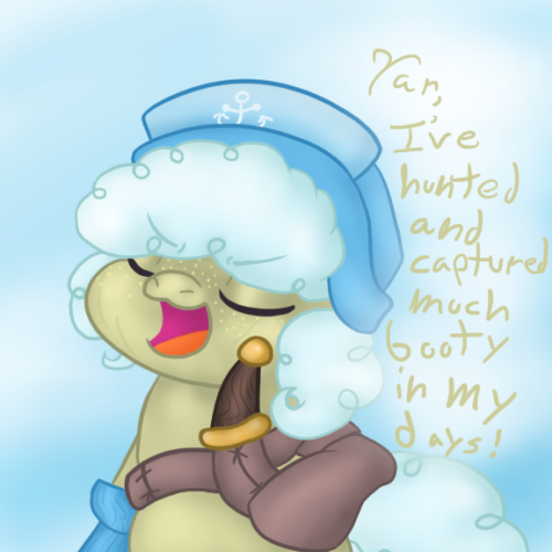 thesweetadventuresofstrawberry:  ask-bermuda-tuna:  “Sadly, mostly be on the paper ya see.” Alright perfect way to start off a brand new blog!  hey guys look at my new bby horse blog, he’s a pirate  X3!
