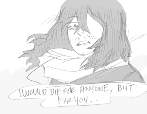Comic Inspired By @yamiheart‘s One Line Prompt: “I Would Die For Anyone, But For You, I Will Live.”