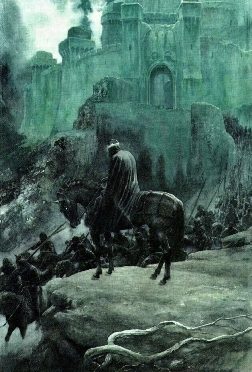 tolkienillustrations:Minas Morgul by Alan Lee