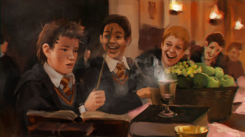 color study №16Seamus Finnigan and his first explosion