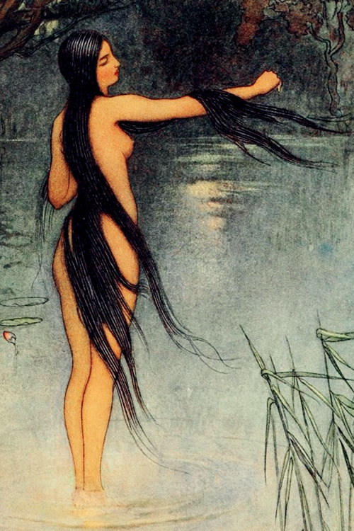 vintagegal:  Illustration by Warwick Goble for Folk-Tales of Bengal by Lal Behari