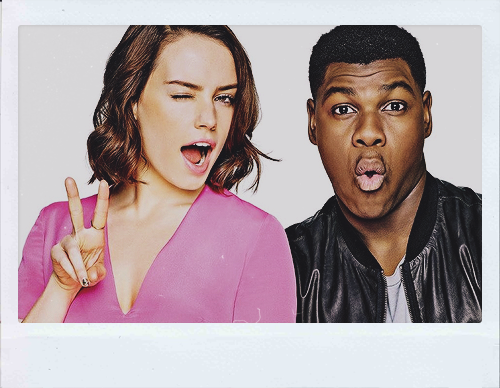 samuelclaflins:Daisy Ridley & John Boyega + PHOTOSHOOTS