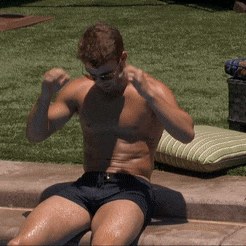 fuckyeah-bb18:  paulie by the pool 