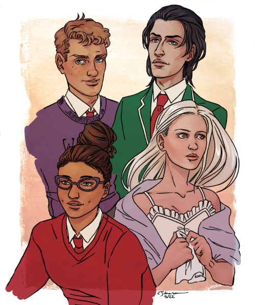 carolinejohnsonart: My take on the Watford kids.Sorry, the strongest image I have of Agatha in my mi