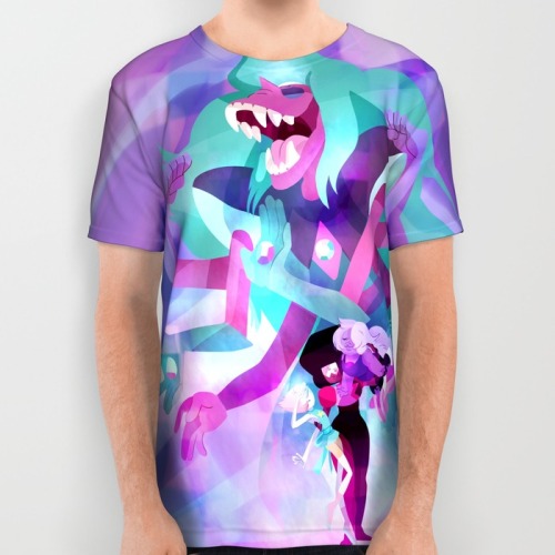 missmuggle:  GUYS, MY FUSION PRINTS ARE NOW ALL OVER T-SHIRTS!You can get them on my Society6!(Alexandrite is my personal favorite)  