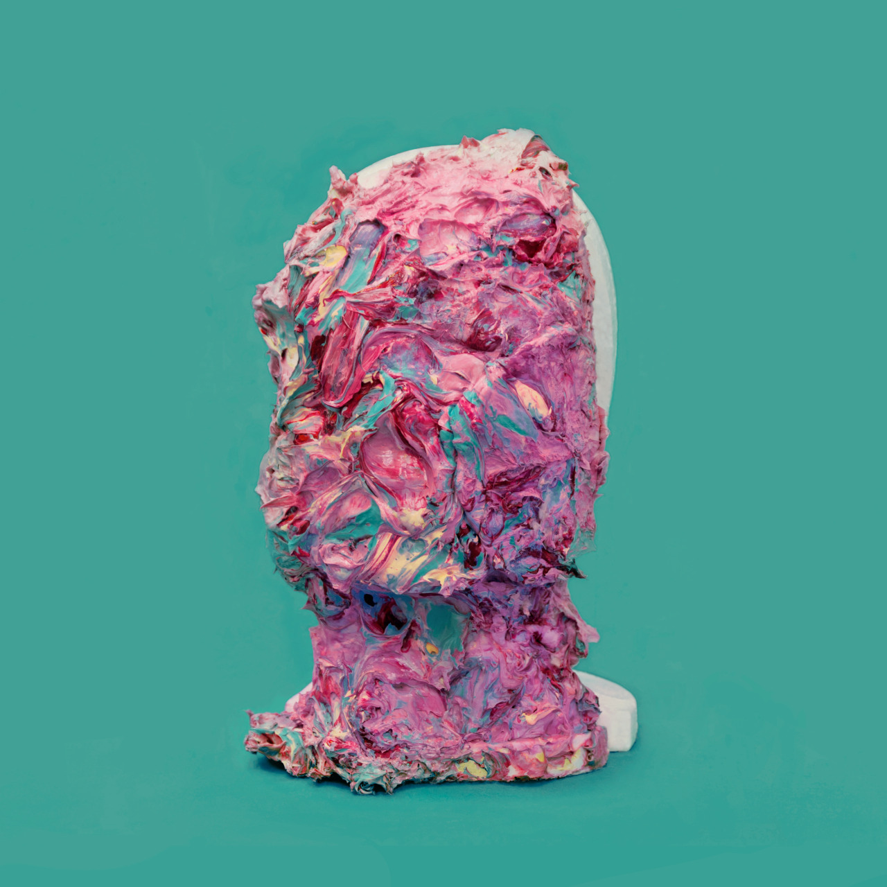 youngneversleep:  Untitled sculpt: acrylic, clay, gesso 