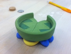 sunnychespin:  My Lotad coaster that I made