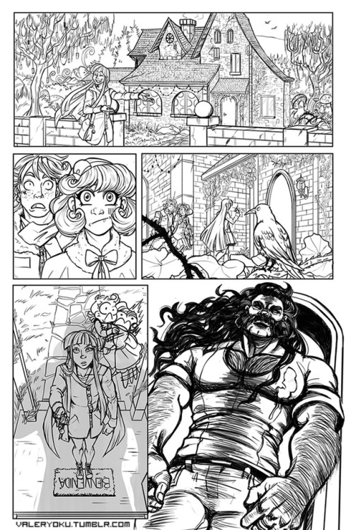 Two comic pages form different projects I did this november ;)  