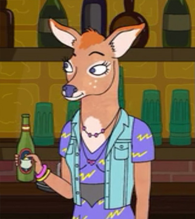 a cute beer deer