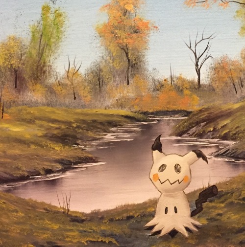 happylittletreeckos:Alola AutumnOil on Canvas. This one was based off The Joy of Painting episode “A