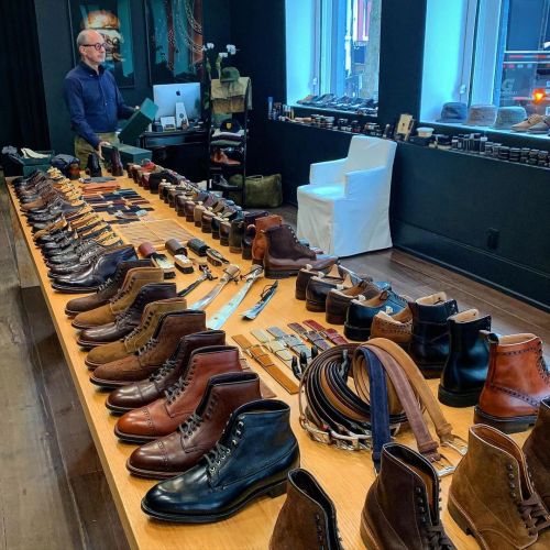 Easily one of the finest men’s shoe stores in the country, @leffot in Greenwich Village has a 