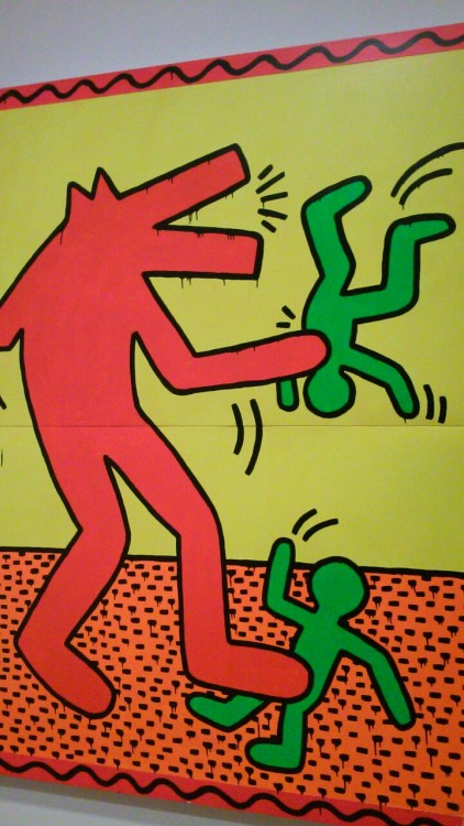 psilolysergicamine:  I’m very happy to have been able to view the Keith Haring exhibit in SF today.  Rest in peace to an amazing and highly influential artist.