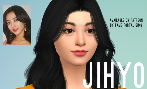 Sims 4 CAS: TWICE Jihyo Park (박지효)Click on the picture for download on Patreon