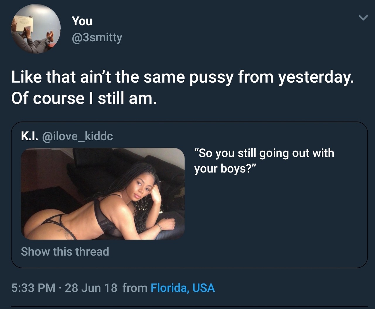imsoshive: tarynel:   imsoshive: Facts    You think a nigga staying? 