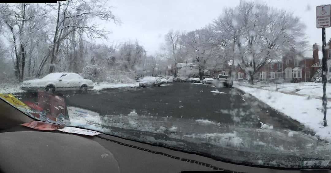 Snow!!!! Cause you all care about that #snow #Baltimore #photosbyphelps #wet #pano