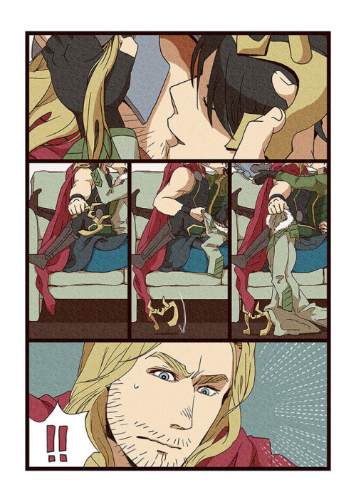 mukoyometoutoi:I can’t imagine how to get rid of Young Loki’s clothes (I drew such comics, but Thor 