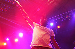 Childish Gambino performs at Big Day Out in Sydney, Australia. - 18th Jan 2013.
