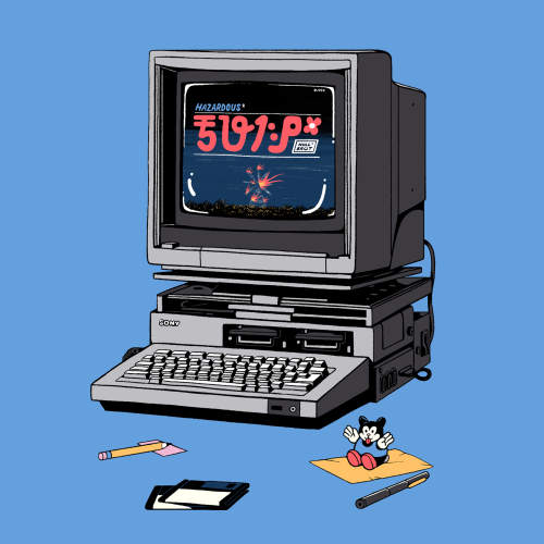 400facts: I made a big poster full of historic Personal Computers from Japan, its available from my 