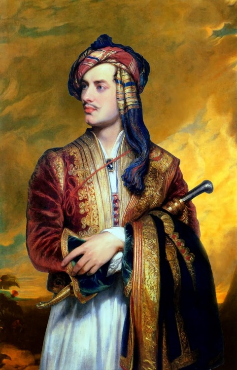dekehlmark: Thomas Phillips (1770-1845) , Lord Byron in Albanian dress - 1835