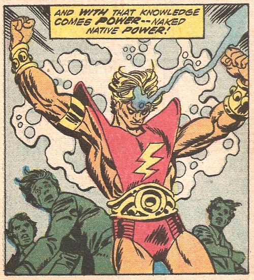 Naked Native POWER! (by Gil Kane & Tom Sutton from Warlock #3, 1972)