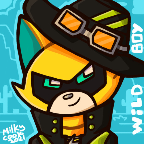 Next cat hero i drew:Wild boy!