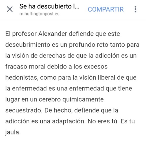 XXX Por tanto, lo opuesto a la adicción no es photo