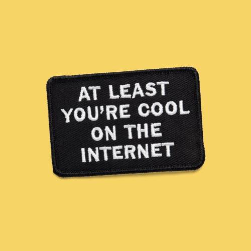 adamjk:this embroidered patch might be an iron-on eyeroll or a badge of honor for a small victory. e