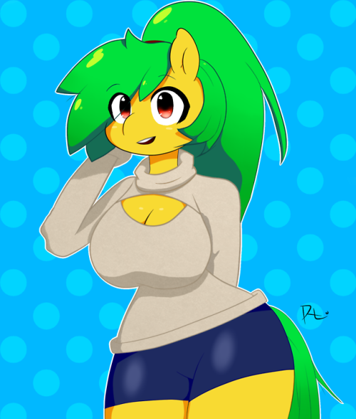 egoistx23: MANGO! A @3mangos character! it was very nice to draw her :) I REALLY LOVE YOUR ART… 