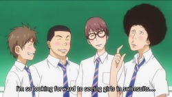 my-cat-said-no: plasmalogical:   officialusuniki:  Takeo is a true gentleman  this is what were gonna be like in 2017 and beyond   This entire anime is very pure and cute   I really need to re-watch this anime