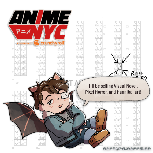 See you Friday, AnimeNYC 2021! Find me and my creepy collection at Table L17.