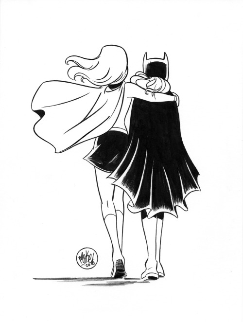 Last month, I participated in Inktober and drew BATGIRL and/or SUPERGIRL every day. It was the first