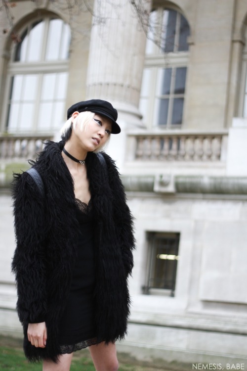 Soo Joo  after Chanel Paris Haute Couture Week SS14, January 14