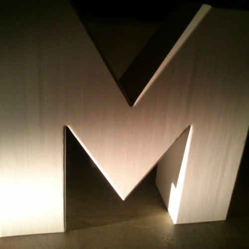 Heute Das #M Vom #HMKV Bzw. Der Bar Bei Der #vernissage Zu 'Das Mechanische Corps' Mit #Soundpanzer Performance