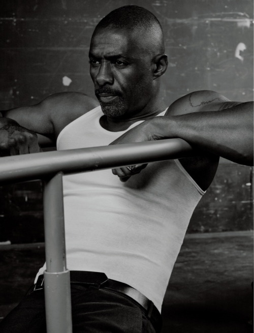 mynewplaidpants:  Idris Elba shot by Craig McDean for Interview – MORE HERE!!! 