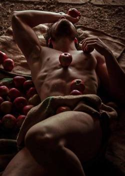 haughtyspirit:  You know what they say about an apple a day…want a bite? 
