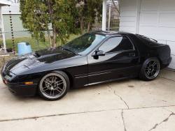 boxerfanatic:  battlestanced:  Me gusta  Absolutely beautiful. The black-chrome Enkeis look perfect on this car. As an ’80s-era 2-seat coupe sports car… it doesn’t get much purer than this.