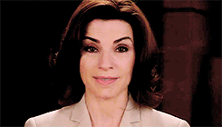 Get to know me meme [1/5] favourite female characters↳ Alicia Florrick, the Good WifeI want a happy 