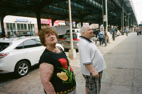 old couple in Brighton Beach, 2016