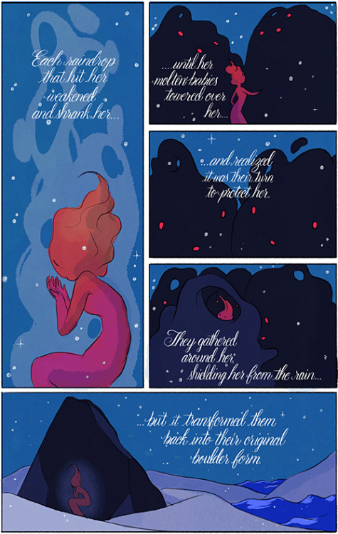 pikachuears:“The story about where volcanoes come from” from Adventure Time with Fiona & Cake #1