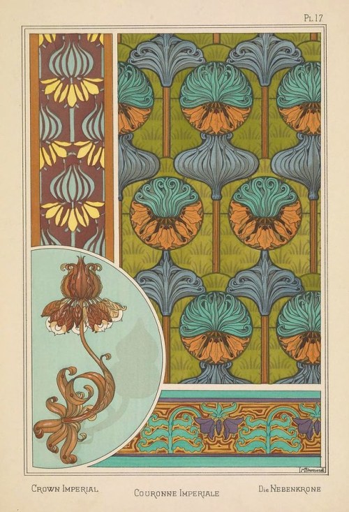  Eugène Grasset, Plants and Their Application to Ornament, 1896Archive.org and Gallica.bnf.f