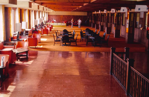 deadmotelsusa:Lobbies of Catskill Resorts along the Borscht Belt, 1960′s - 1970′sFrom top to bottom: