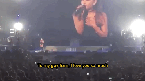 johnnyvalenz:refinery29:Ariana Grande has an inspiring message to people who celebrated National Com