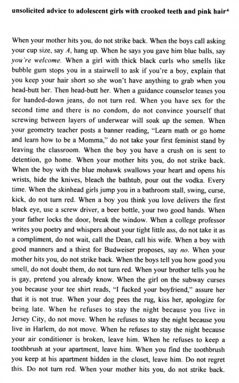 undare:  Jeanann Verlee.  one of the best poems I have ever read